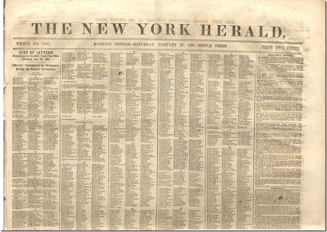 New York Herald Article