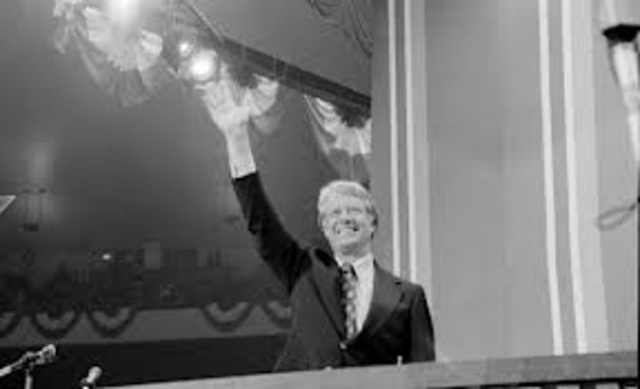 Democrat Jimmy Carter becomes President of the United States
