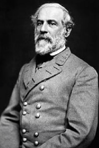 Robert E. Lee surrenders