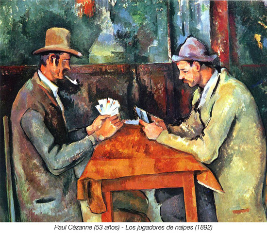 CEZANNE - "Los jugadores de Cartas"