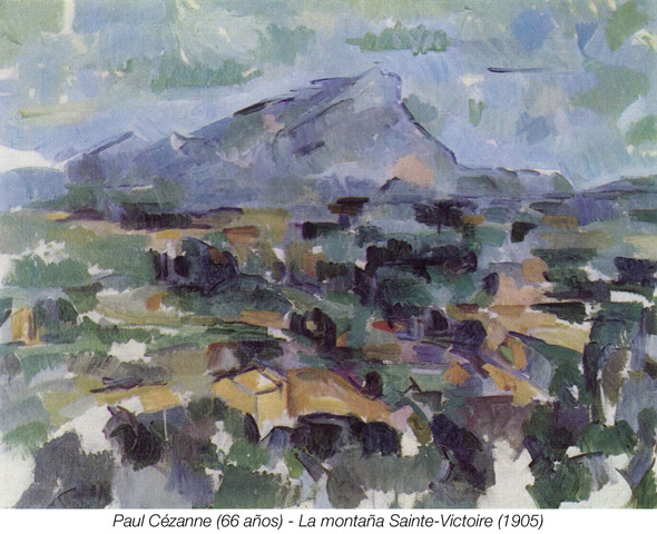 CEZANNE - "La montaña Sainte-Victoire"