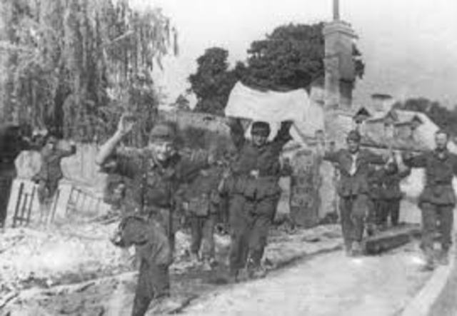 Alemania se rinde en la ll-a Huerra Mundial