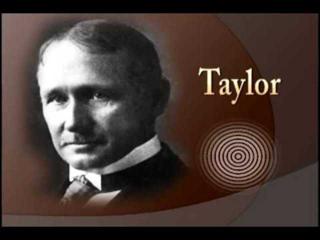 Teoria Cientifica Frederick Taylor