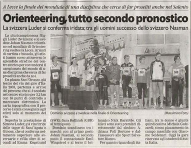 Las gacetas italianas