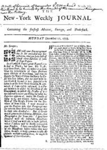 The New York weekly Journal