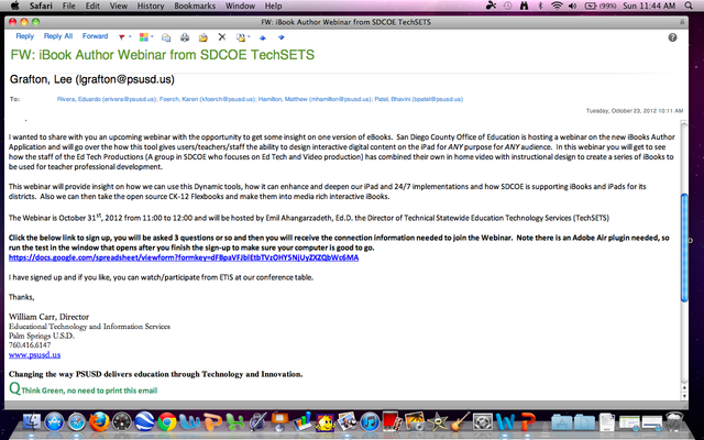 iBooks Webinar Training
