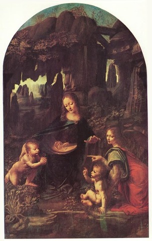 La vergine delle rocce, Leonardo Da Vinci