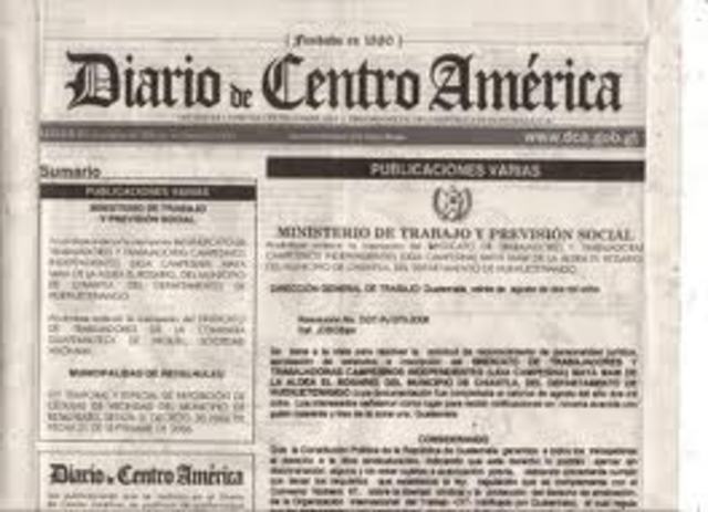 DIARIO DE CENTROAMERICA