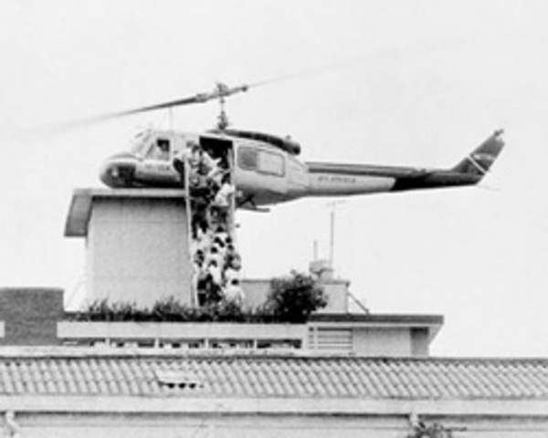 South Vietnam falls to North Vietnam