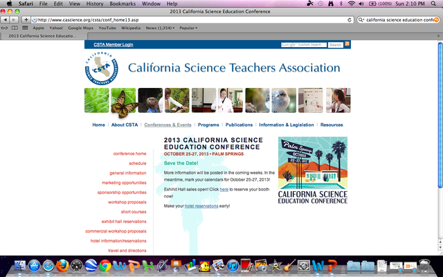 California Science Education Conference 2013