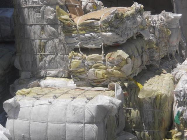 Toneladas de reciclaje