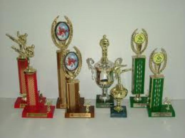 Recieved 5 Trophies