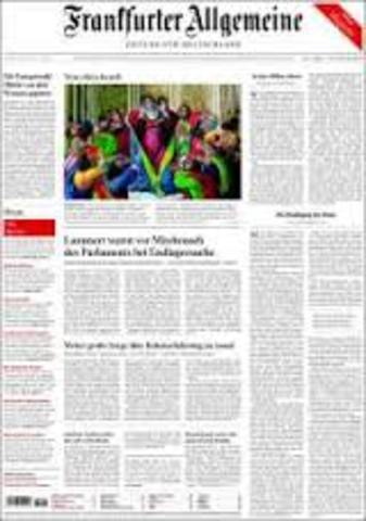 FRANKFURTER ZEITUNG ALLGEMEINE
