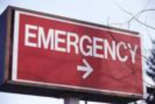 the first time I went to the ER.