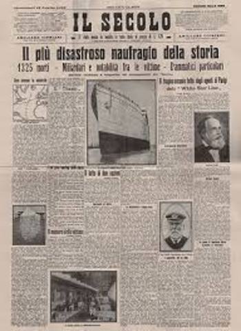 PERIÓDICO  IL SECOLO