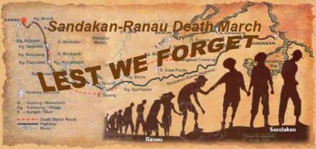 Japanese inflict Sandakan Death March