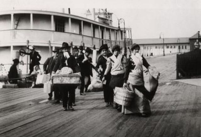 Arrival at Ellis Island