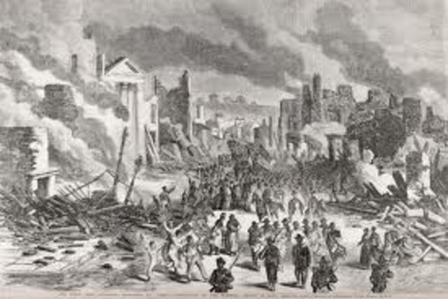 Union Army moves in and occupies Richmond, VA.