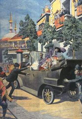 L'assassinat de l'archiduc François Ferdinand