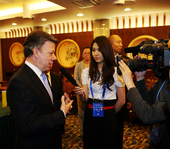 visited President of Colombia - Juan Manuel Santos