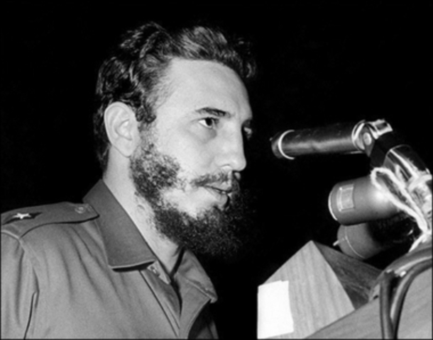 Cuba taken over by Fidel Castro