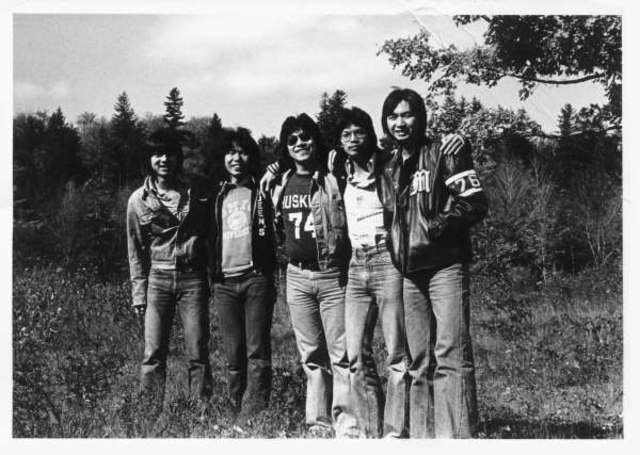 Dad arrived in Canada