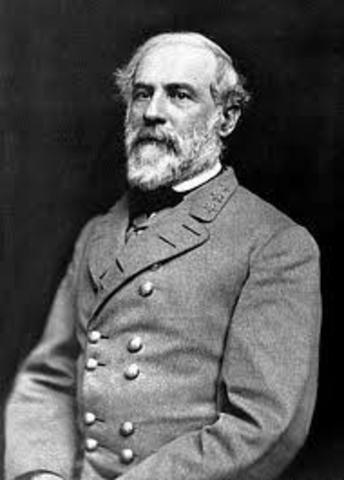 Robert E. Lee surrenders