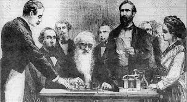 el primer missatge enviat amb el telègraf.