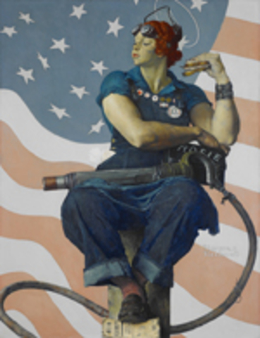 Norman Rockweel Rosie the Riveter