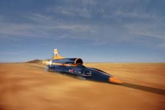 New Land speed record 1019km/h