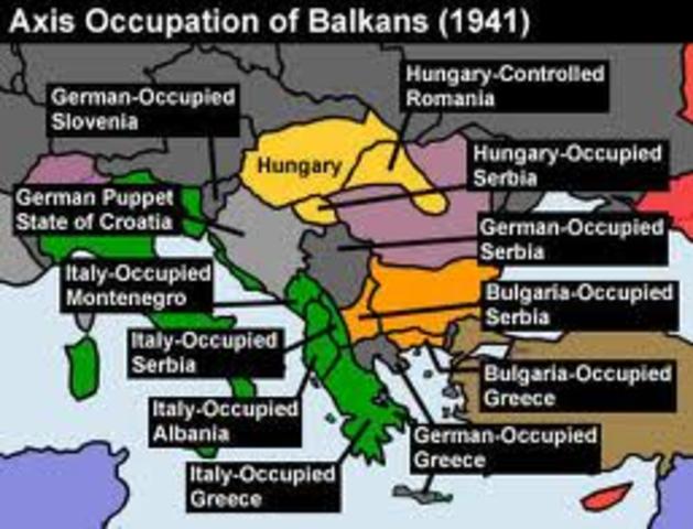 Hitler takes over the Balkans