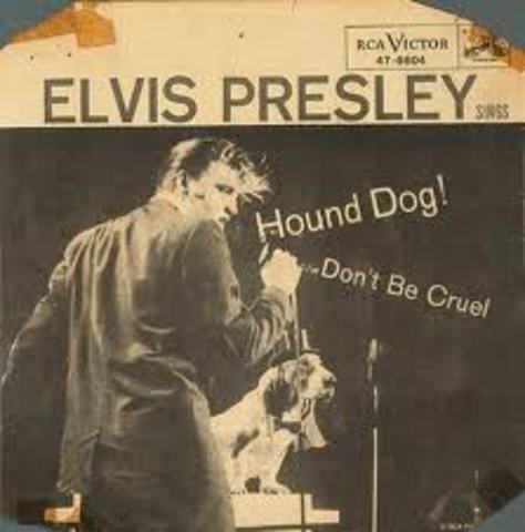 Elvis Presley “Hound Dog” released