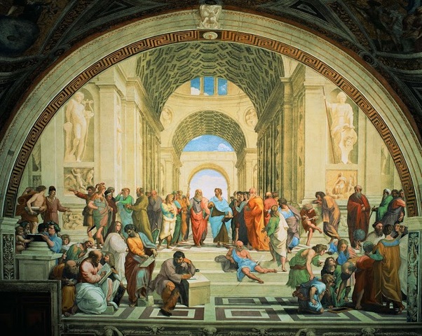 Scuola di Atene , Raffaello Santi