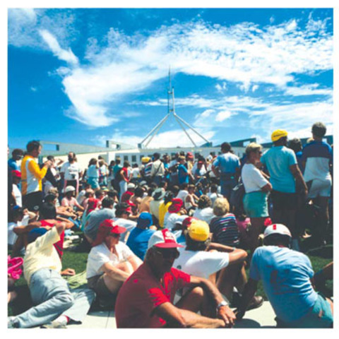 Bicentenary protest march