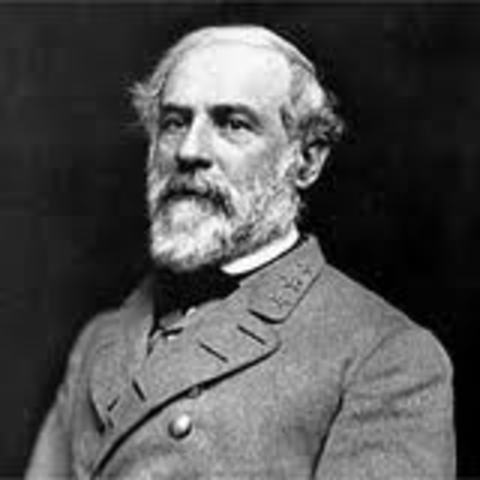Robert E. Lee surrenders