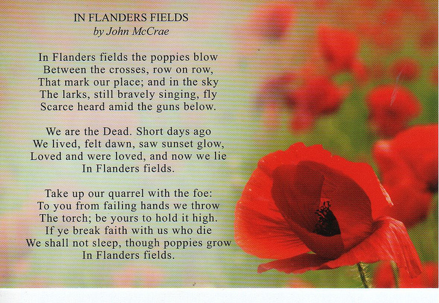 Poem: Flanders Fields