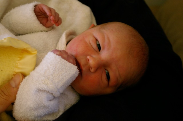 the little one is one week old!