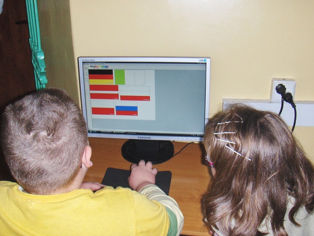 Kolorujemy flagi do gry