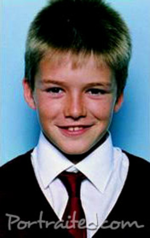 David goes to school