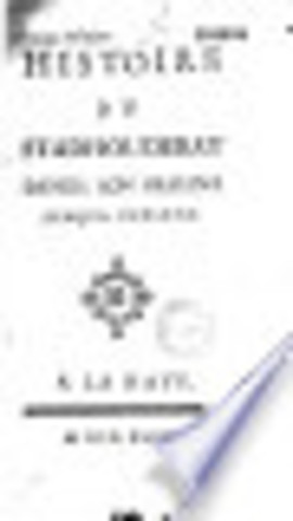 1ère édition de l'Histoire du Stathoudérat