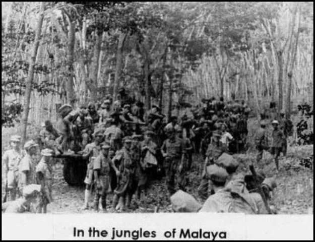 The Attack on Malaya by Japan