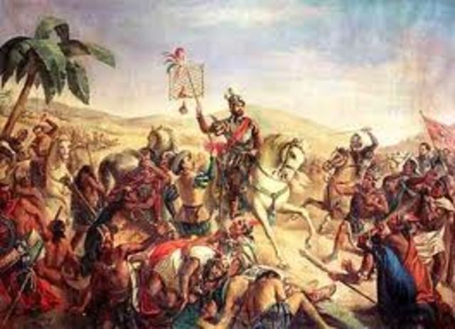 Cortes lands in Mexico