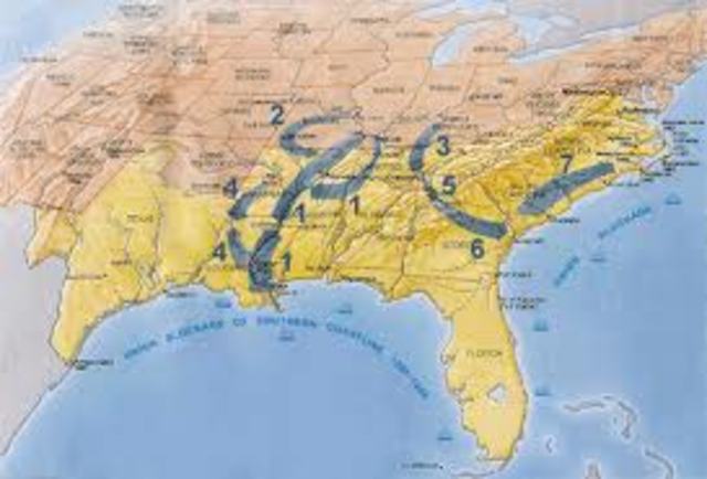 Sherman Begins "March to the Sea"