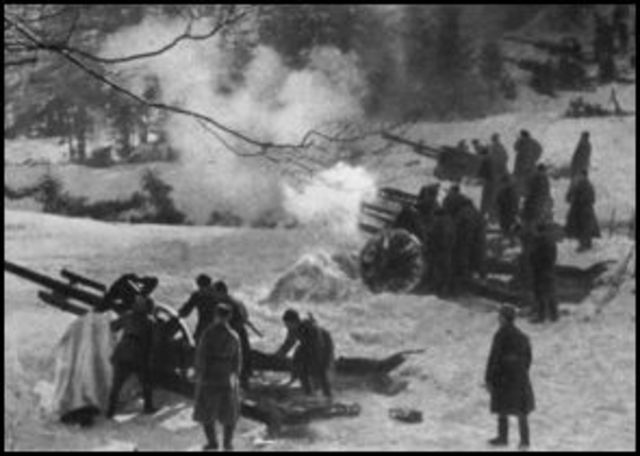 Soviet strike south of Leningrad