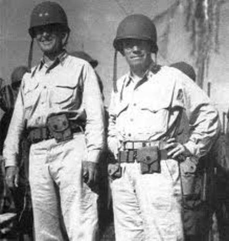 Americans overrun Eniwetok