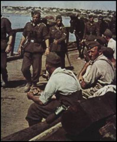 German 6th Army marching east