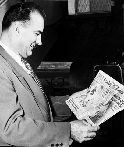 From the late 1940s to the mid-1950s, McCarthyism—the hunt for Communists in the government and public life, a period most closely associated with Wisconsin Senator Joseph McCarthy