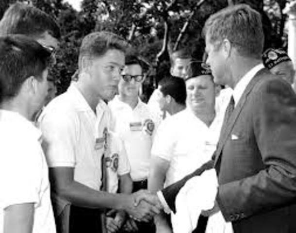 merican Team Meets President John F. Kennedy