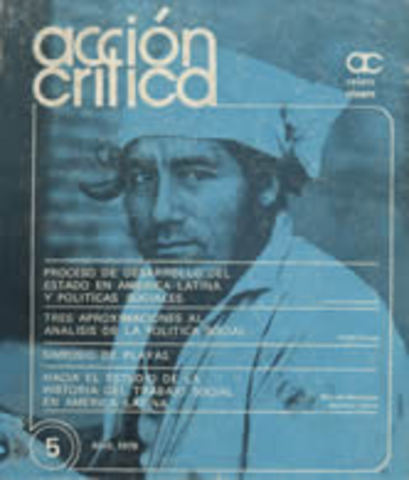 Aparición de la revista "Acción Crítica"