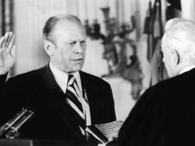 Ford took oath to become vice president